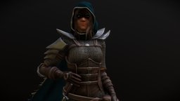 Female Warrior warrior, original, marmoset, marmosettoolbag, substance, painter, maya, 3d, model, female, zbrush