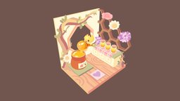 Honney Bumblebee cute, bee, cartoony, 3ds-max, bumblebee, isometric, 3dmodel-3dmax, cartooncharacter, cartoonmodel, isometric3d, honney, cartoon, 3d, 3dsmax, noai