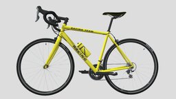 Racing Bicycle bike, wheel, bicycle, frame, road, speed, seat, cycle, competition, cycling, training, chain, leisure, recreation, cannondale, biking, vehicle, racing, sport, gear, race