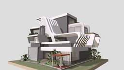 house 24 modern, archicad, houses, modelhouse, hardwork, architecture