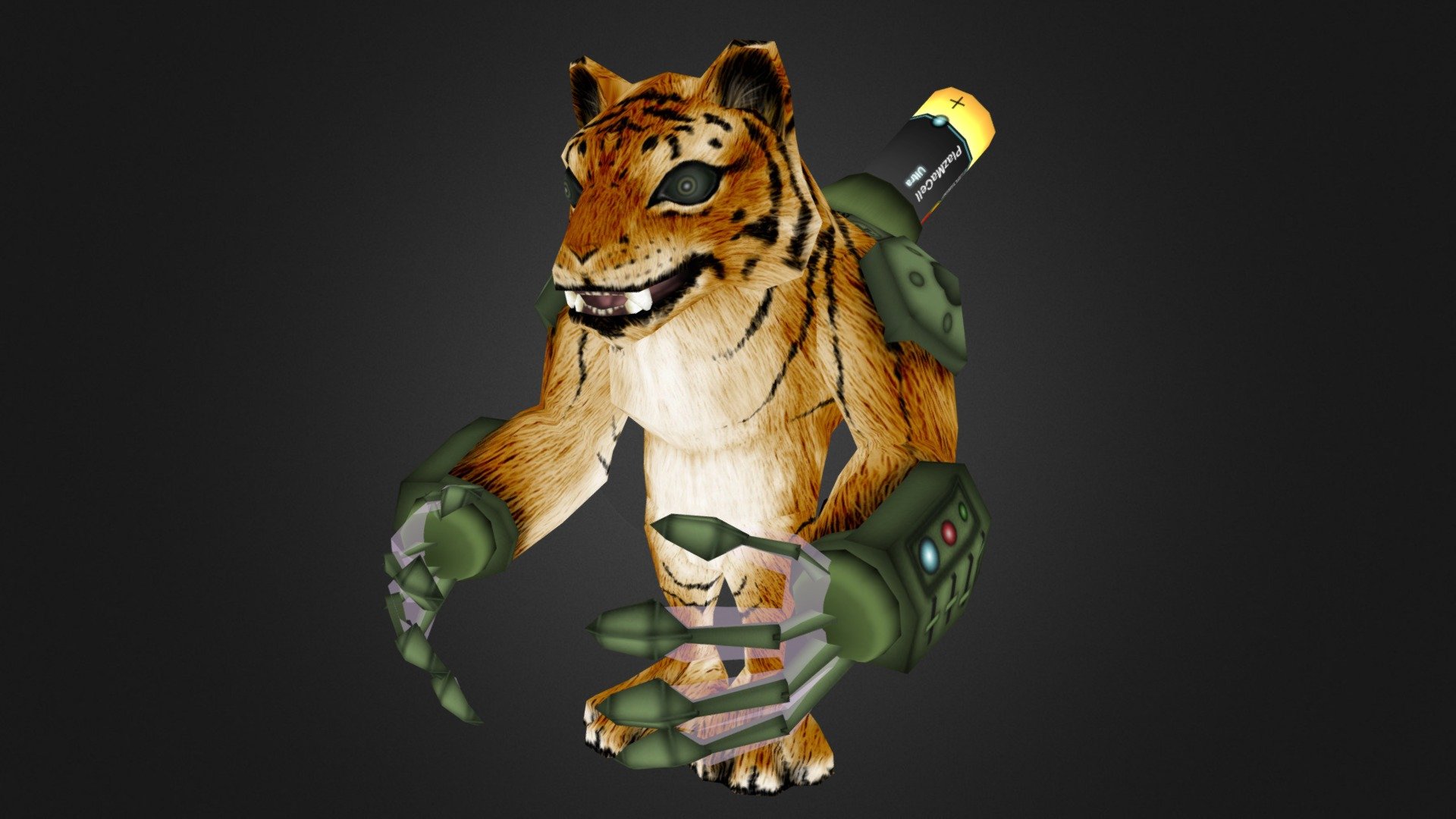 This was just a character I had made for fun a long time ago 3d model